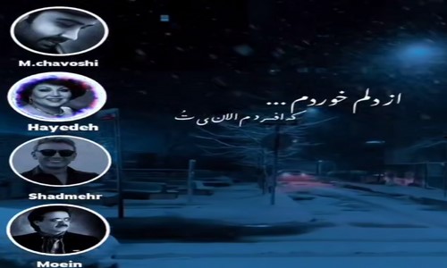 هایده چاوشی معین شادمهر از دلم خوردم که افسردم